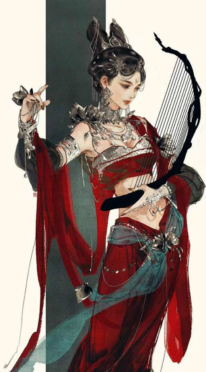 唯美有意境的古風(fēng)圖片，紅顏知己甚是惹人喜愛