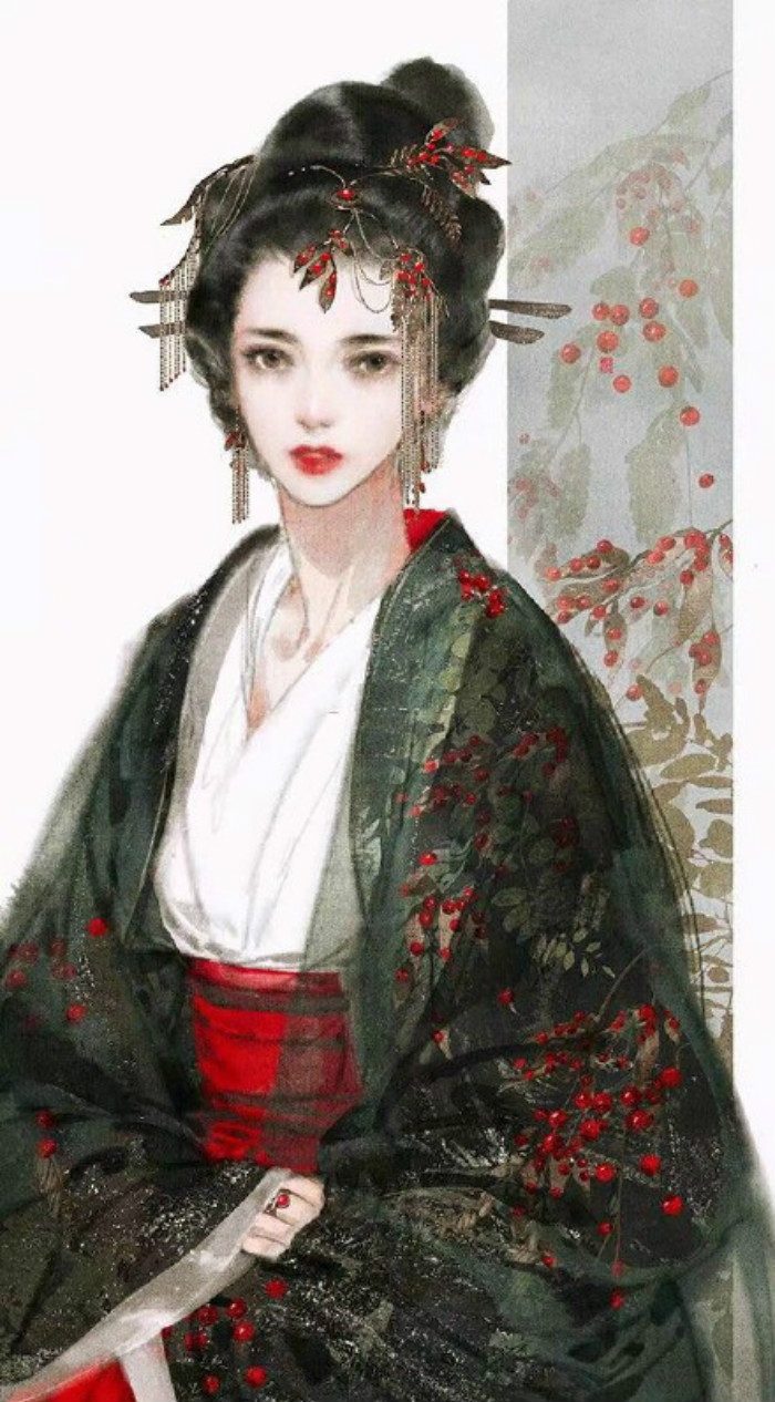 唯美有意境的古風(fēng)圖片，紅顏知己甚是惹人喜愛