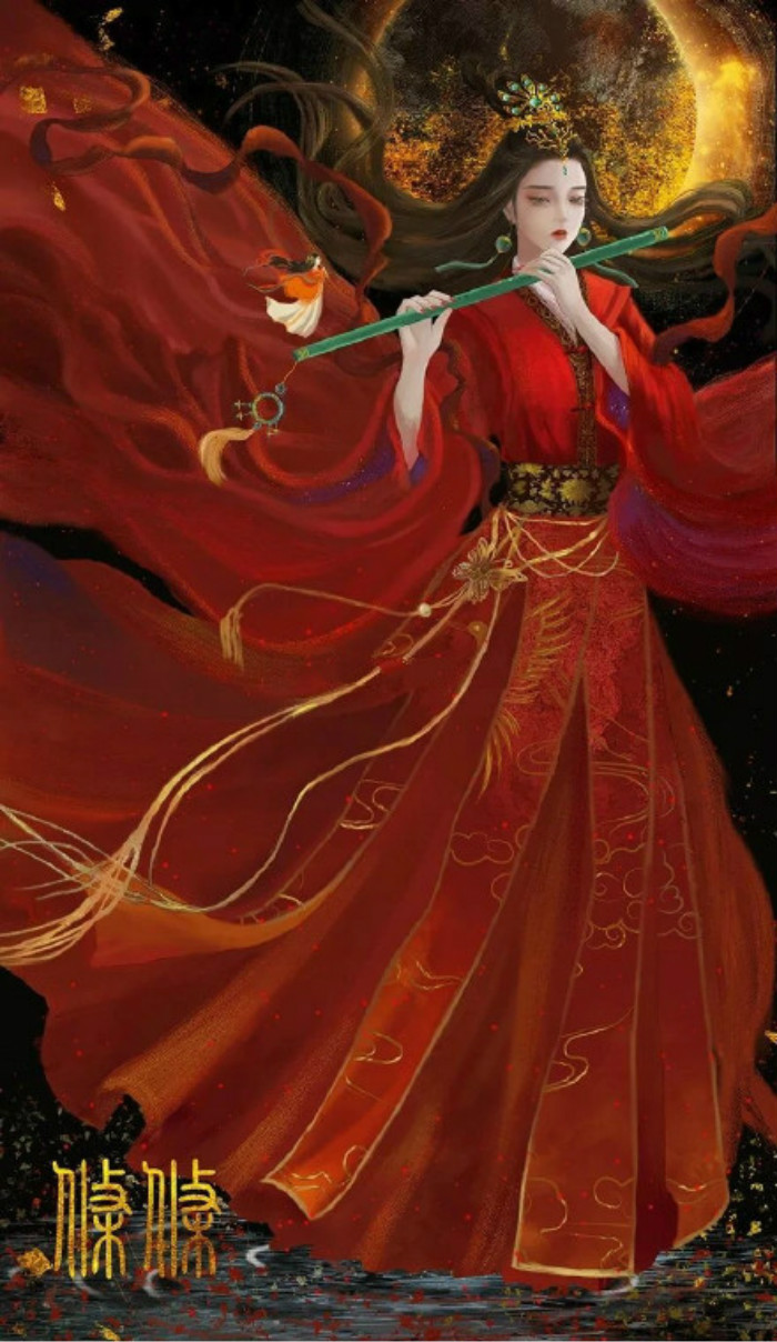 唯美有意境的古風(fēng)圖片，紅顏知己甚是惹人喜愛