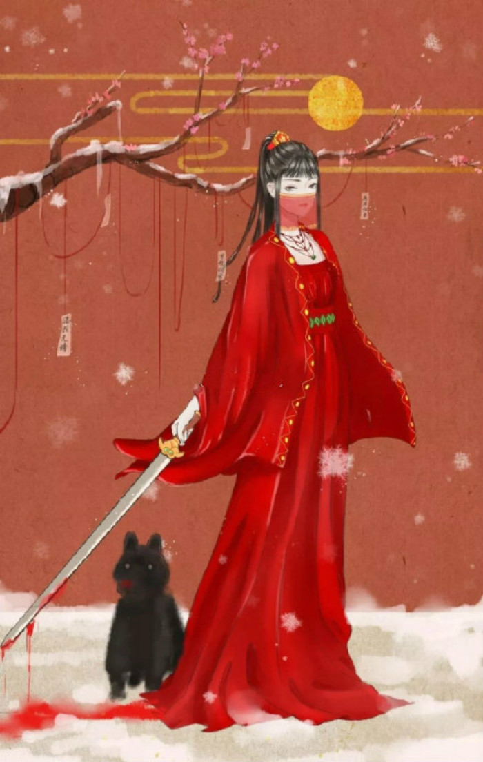 唯美有意境的古風(fēng)圖片，紅顏知己甚是惹人喜愛