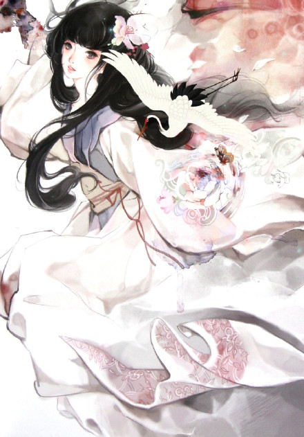 好看的古風(fēng)水彩美人圖，值得收藏的古風(fēng)圖片