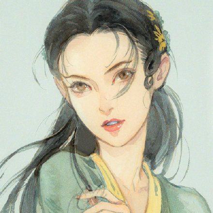 驚艷的手繪古風(fēng)頭像，古風(fēng)水彩美人頭像圖集