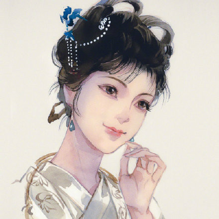 驚艷的手繪古風(fēng)頭像，古風(fēng)水彩美人頭像圖集