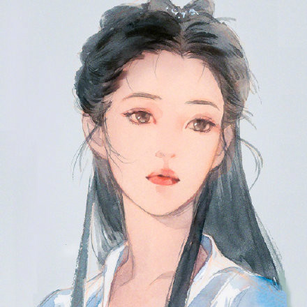 驚艷的手繪古風(fēng)頭像，古風(fēng)水彩美人頭像圖集