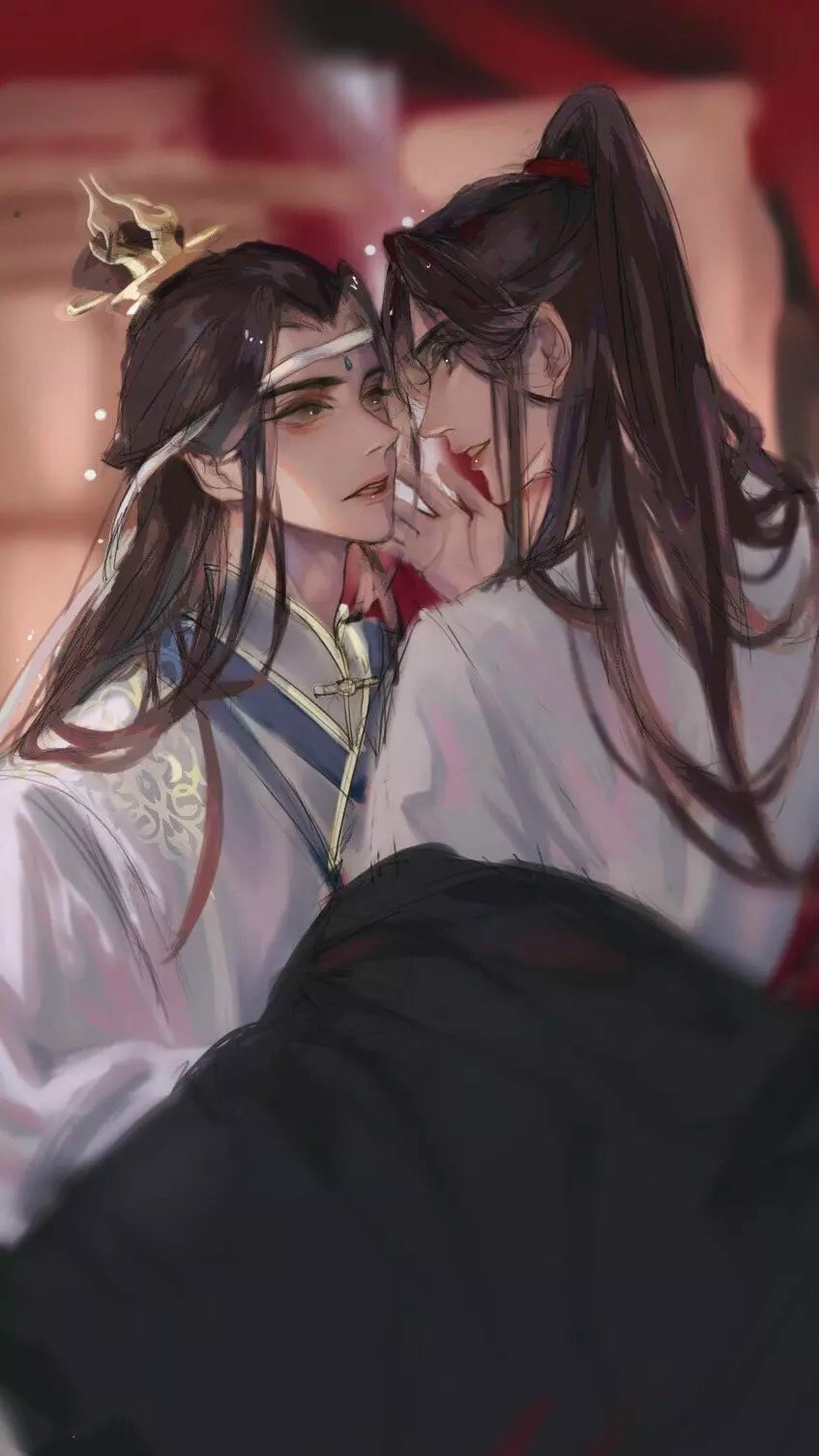 高清魔道祖師人物忘羨圖片，魏無羨藍(lán)忘機古風(fēng)人物圖集