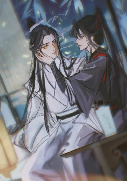 高清魔道祖師人物忘羨圖片，魏無羨藍(lán)忘機古風(fēng)人物圖集